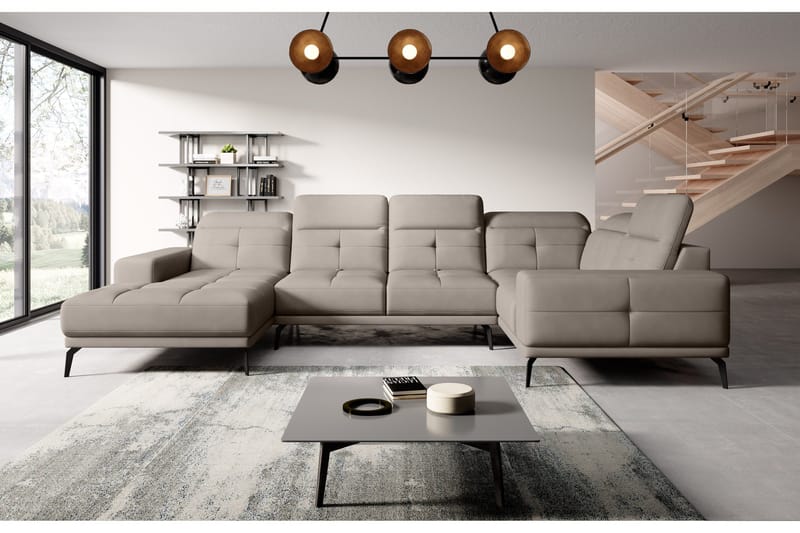 Hagglund Hjørnesofa m. Divan - Beige - Møbler - Sofaer - Hjørnesofaer - Hjørnesofa med divan
