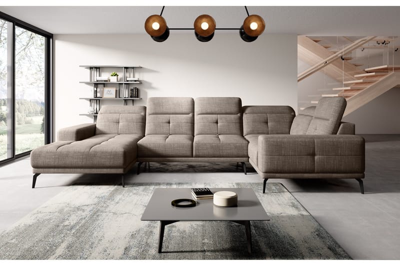 Hagglund Hjørnesofa m. Divan - Beige - Møbler - Sofaer - Hjørnesofaer - Hjørnesofa med divan