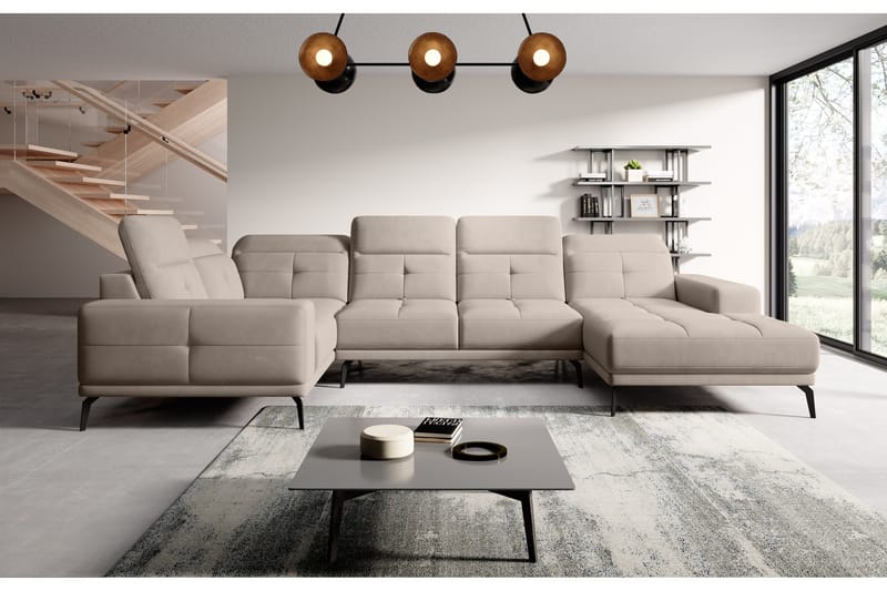 Hagglund Hjørnesofa m. Divan, Beige