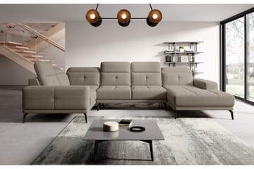 Hagglund Hjørnesofa m. Divan - Beige - Møbler - Sofaer - Hjørnesofaer - Hjørnesofa med divan