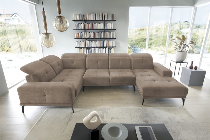 Hagglund Hjørnesofa m. Divan, Beige