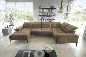 Hagglund Hjørnesofa m. Divan - Beige - Møbler - Sofaer - Hjørnesofaer - Hjørnesofa med divan