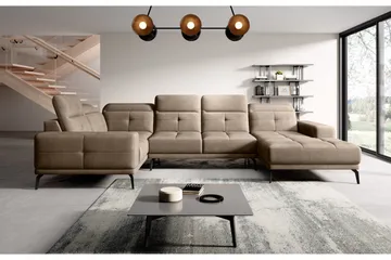 Hagglund Hjørnesofa m. Divan - Beige - Møbler - Sofaer - Hjørnesofaer - Hjørnesofa med divan