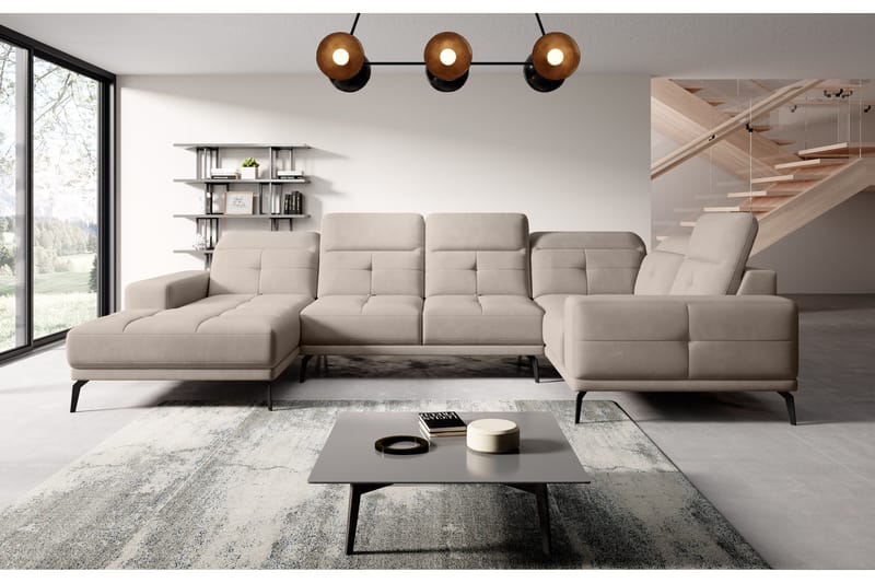 Hagglund Hjørnesofa m. Divan, Beige