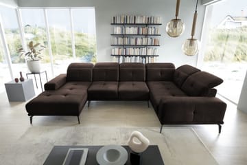 Hagglund Hjørnesofa m. Divan - Brun - Møbler - Sofaer - Hjørnesofaer - Hjørnesofa med divan