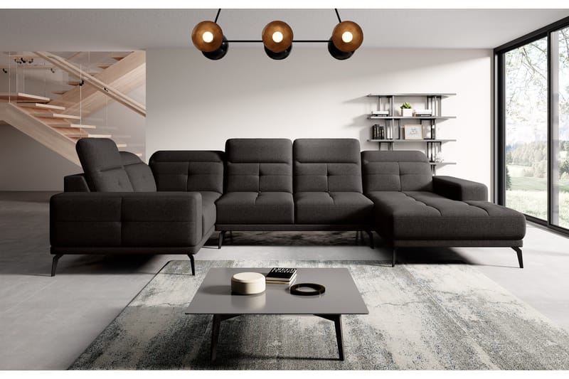 Hagglund Hjørnesofa m. Divan - Brun - Møbler - Sofaer - Hjørnesofaer - Hjørnesofa med divan