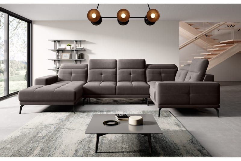 Hagglund Hjørnesofa m. Divan, Grå