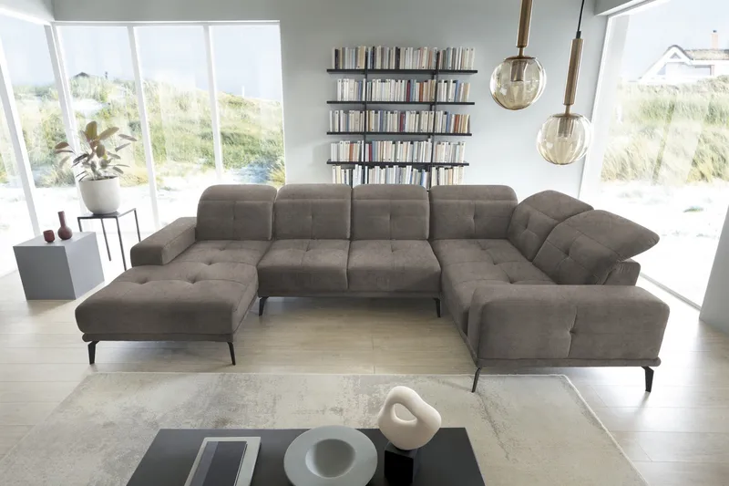 Hagglund Hjørnesofa m. Divan - Grå - Møbler - Sofaer - Hjørnesofaer - Hjørnesofa med divan