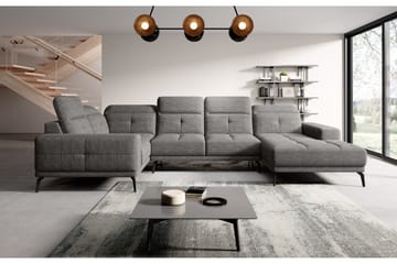 Hagglund Hjørnesofa m. Divan - Grå - Møbler - Sofaer - Hjørnesofaer - Hjørnesofa med divan