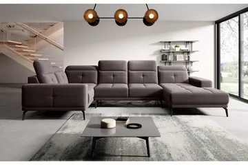 Hagglund Hjørnesofa m. Divan - Grå - Møbler - Sofaer - Hjørnesofaer - Hjørnesofa med divan