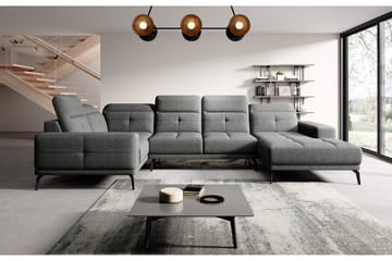 Hagglund Hjørnesofa m. Divan - Grå - Møbler - Sofaer - Hjørnesofaer - Hjørnesofa med divan