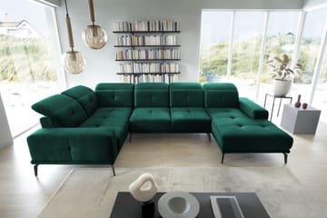 Hagglund Hjørnesofa m. Divan - Grønn - Møbler - Sofaer - Hjørnesofaer - Hjørnesofa med divan
