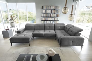 Hagglund Hjørnesofa m. Divan - Lysegrå - Møbler - Sofaer - Hjørnesofaer - Hjørnesofa med divan