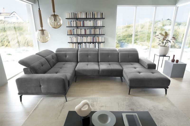 Hagglund Hjørnesofa m. Divan - Lysegrå - Møbler - Sofaer - Hjørnesofaer - Hjørnesofa med divan