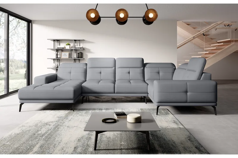 Hagglund Hjørnesofa m. Divan - Lysegrå - Møbler - Sofaer - Hjørnesofaer - Hjørnesofa med divan