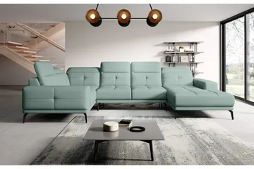 Hagglund Hjørnesofa m. Divan - Lysegrønn - Møbler - Sofaer - Hjørnesofaer - Hjørnesofa med divan
