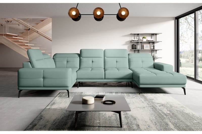 Hagglund Hjørnesofa m. Divan - Lysegrønn - Møbler - Sofaer - Hjørnesofaer - Hjørnesofa med divan