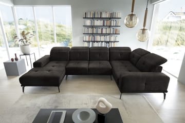 Hagglund Hjørnesofa m. Divan - Mørkegrå - Møbler - Sofaer - Hjørnesofaer - Hjørnesofa med divan