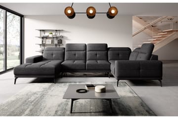 Hagglund Hjørnesofa m. Divan - Mørkegrå - Møbler - Sofaer - Hjørnesofaer - Hjørnesofa med divan