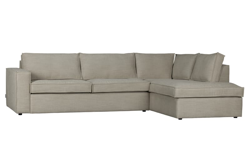Hearness 3-seters Sofa med Sjeselong Høyre - Beige - Møbler - Sofaer - Hjørnesofaer