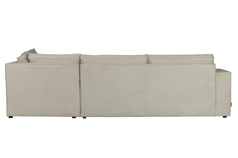Hearness 3-seters Sofa med Sjeselong Høyre - Beige - Møbler - Sofaer - Hjørnesofaer