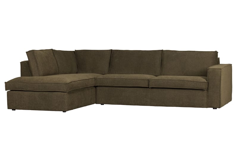 Hearness 3-seters Sofa med Sjeselong Venstre - Grønn - Møbler - Sofaer - Hjørnesofaer