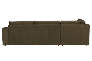 Hearness 3-seters Sofa med Sjeselong Venstre - Grønn - Møbler - Sofaer - Hjørnesofaer