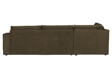 Hearness 3-seters Sofa med Sjeselong Venstre - Grønn - Møbler - Sofaer - Hjørnesofaer