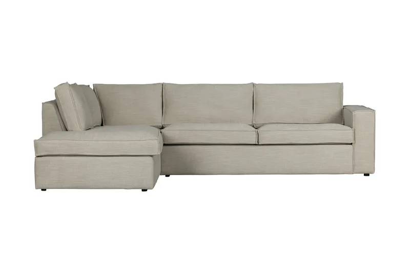 Hearness 3-seters Sofa med Sjeselong Venstre, Natur