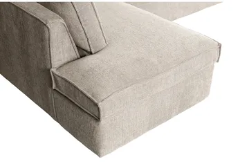 Hearness 3-seters Sofa med Sjeselong Venstre - Natur - Møbler - Sofaer - Hjørnesofaer