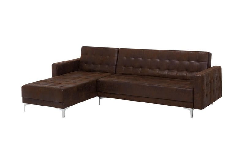 Hjørnesofa Aberdeen 267 cm - Brun - Møbler - Sofaer - Hjørnesofaer