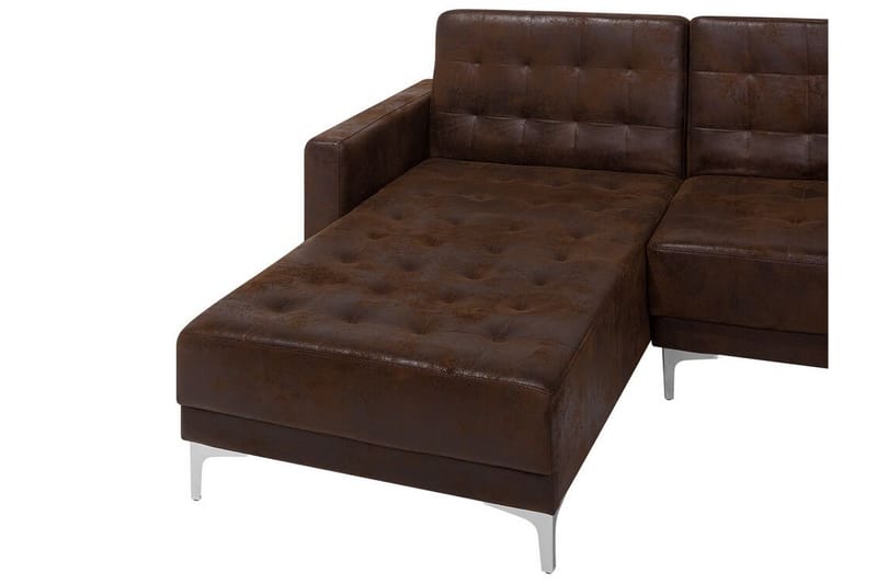 Hjørnesofa Aberdeen 267 cm - Brun - Møbler - Sofaer - Hjørnesofaer