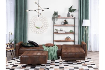Hjørnesofa Aberdeen 267 cm - Brun - Møbler - Sofaer - Hjørnesofaer