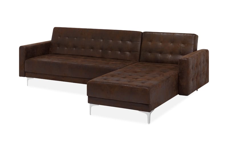 Hjørnesofa Aberdeen 267 cm - Brun - Hjørnesofaer