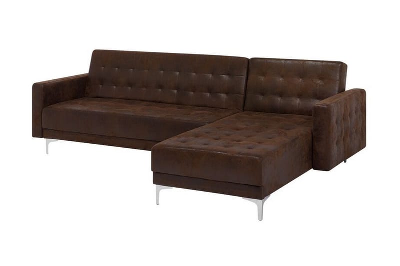 Hjørnesofa Aberdeen 267 cm - Brun - Møbler - Sofaer - Hjørnesofaer