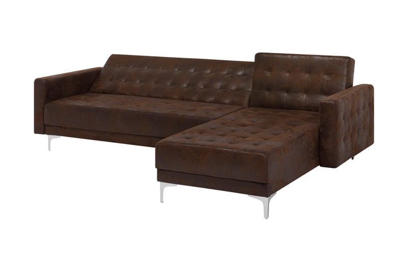 Hjørnesofa Aberdeen 267 cm - Brun - Møbler - Sofaer - Hjørnesofaer