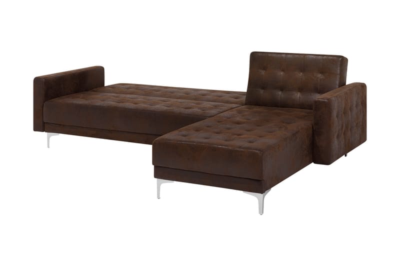 Hjørnesofa Aberdeen 267 cm - Brun - Møbler - Sofaer - Hjørnesofaer