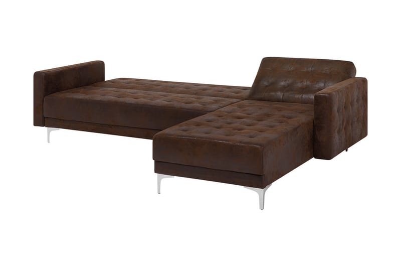 Hjørnesofa Aberdeen 267 cm - Brun - Møbler - Sofaer - Hjørnesofaer