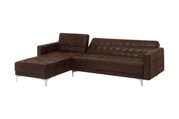 Hjørnesofa Aberdeen 267 cm - Brun - Møbler - Sofaer - Hjørnesofaer