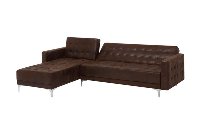 Hjørnesofa Aberdeen 267 cm - Brun - Møbler - Sofaer - Hjørnesofaer
