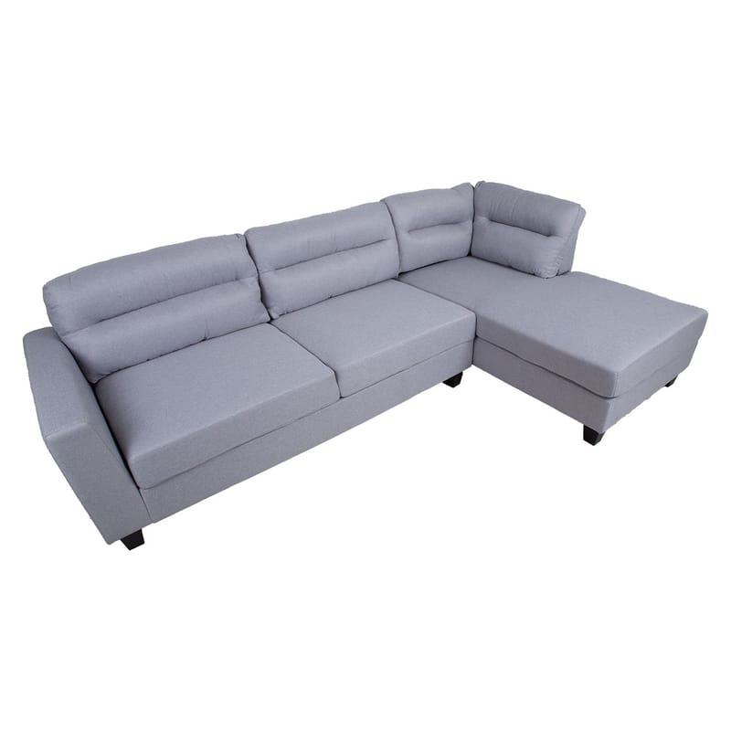 Hjørnesofa Asknor Høyre - Lys grå - Møbler - Sofaer - Sofaer med sjeselong