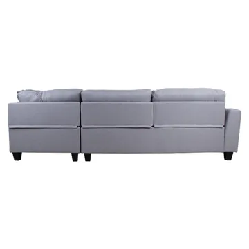 Hjørnesofa Asknor Høyre - Lys grå - Møbler - Sofaer - Sofaer med sjeselong