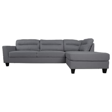 Hjørnesofa Asknor Høyre - Mørk grå - Møbler - Sofaer - Hjørnesofaer - Hjørnesofa med divan