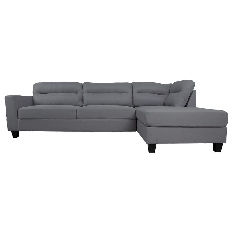 Hjørnesofa Asknor Høyre - Mørk grå - Møbler - Sofaer - Hjørnesofaer - Hjørnesofa med divan
