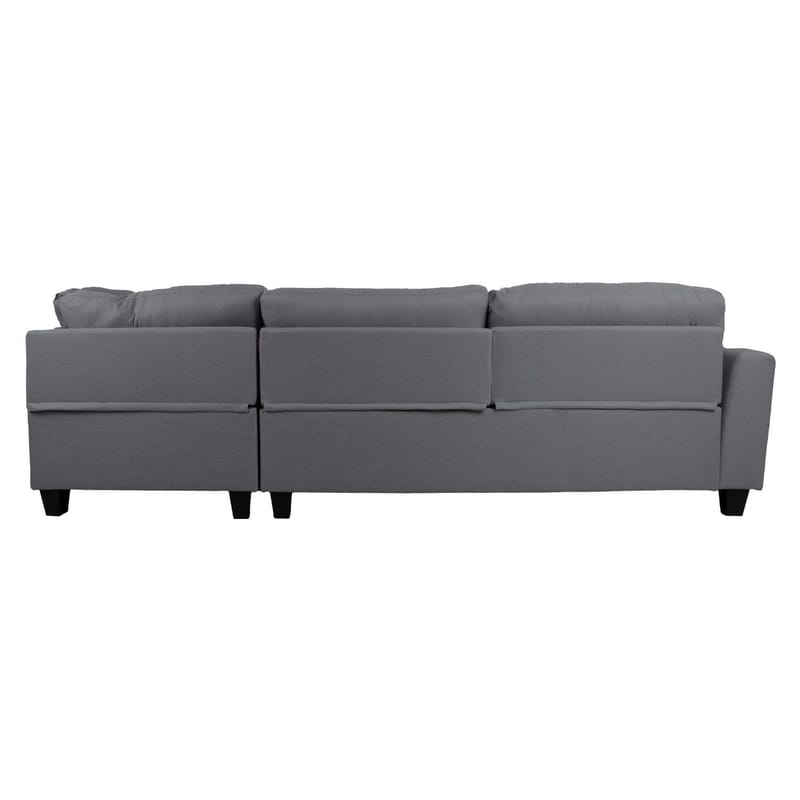 Hjørnesofa Asknor Høyre - Mørk grå - Møbler - Sofaer - Hjørnesofaer - Hjørnesofa med divan