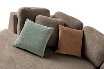 Hjørnesofa Atelier Del Sofa Venezia Venstre (310 x 75 x 105 cm) Mørk brun - Mørkebrun - Møbler - Sofaer - Hjørnesofaer