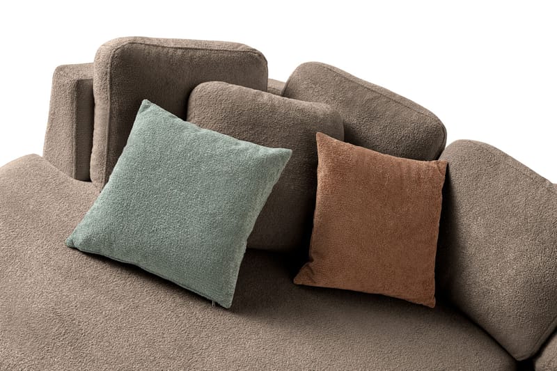 Hjørnesofa Atelier Del Sofa Venezia Venstre (310 x 75 x 105 cm) Mørk brun - Mørkebrun - Møbler - Sofaer - Hjørnesofaer
