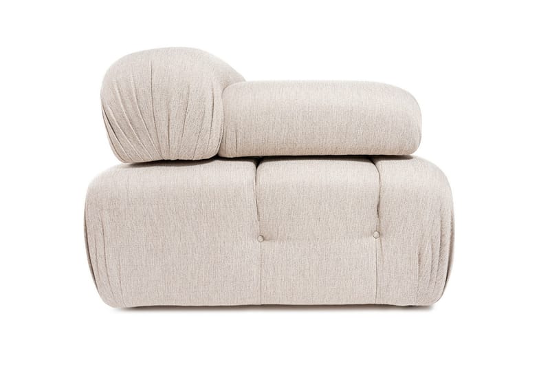 Hjørnesofa Belgin 3-sits - Lyse brun - Møbler - Sofaer - Sofaer med sjeselong - 4 seters sofa med divan