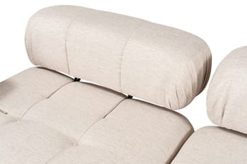 Hjørnesofa Belgin 3-sits - Lyse brun - Møbler - Sofaer - Sofaer med sjeselong - 4 seters sofa med divan