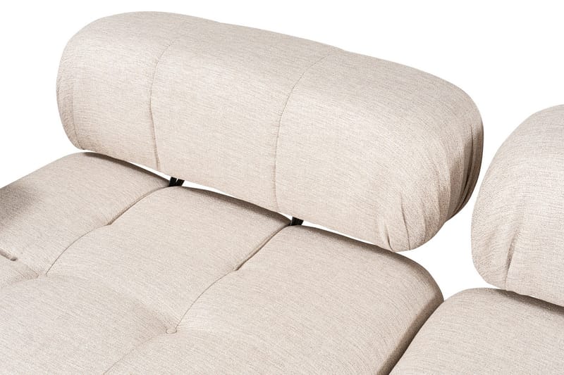 Hjørnesofa Belgin 3-sits - Lyse brun - Møbler - Sofaer - Sofaer med sjeselong - 4 seters sofa med divan